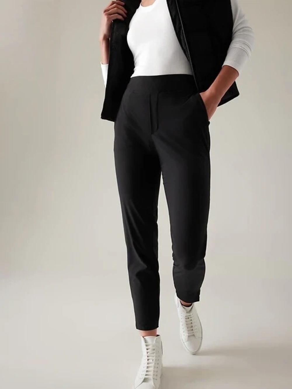 Athleta Brooklyn Ankle Pant Black - Picture 1 of 3